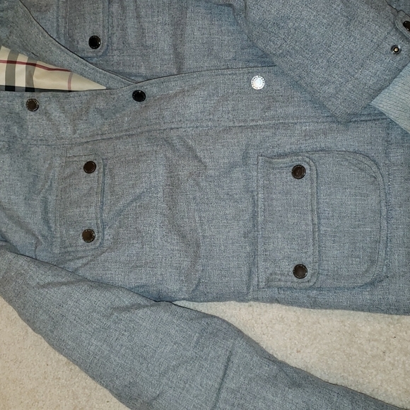 Burberry hooded winter coat. - Picture 6 of 13